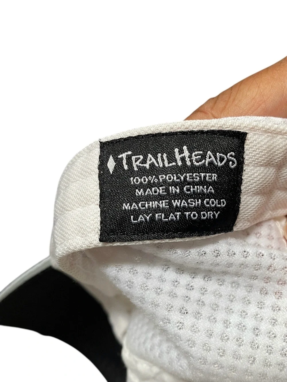 Men's Lightweight White Mesh Baseball Cap